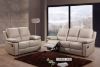 Picture of Test No Order - ABINGTON Reclining Genuine Leather Sofa (Beige)