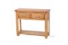 Picture of Test No Order - WESTMINSTER Solid Oak Wood 2-Drawer Console Table