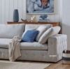 Picture of Test No Order - SUSSEX Memory Foam 4 Seater Extra Large Sofa with Ottoman (Light Grey)