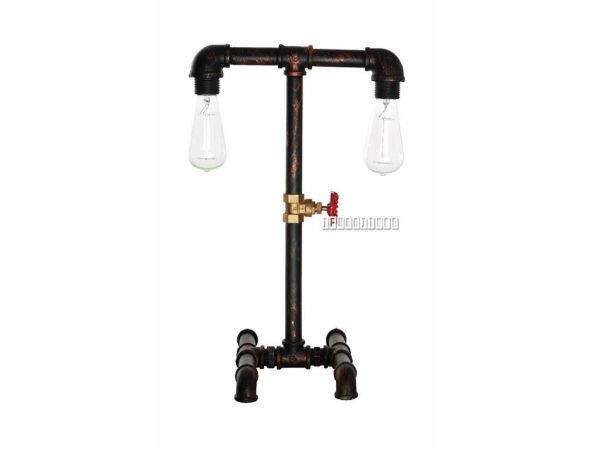 Picture of Test No Order - ML81250 Twin Light Table Lamp *Black