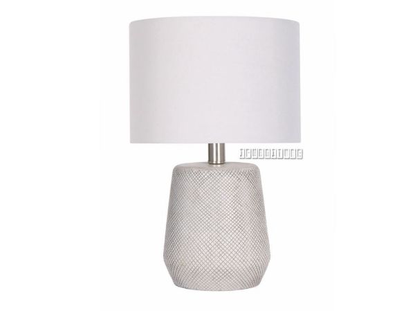 Picture of Test No Order - ML810105 Ceramic Table Lamp *Ceramic/White