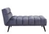 Picture of Test No Order - GALWAY Velvet Chaise Lounge (Grey)