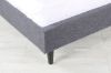 Picture of Test No Order - POOLE Bed Frame (Dark grey) - Double