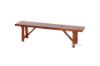 Picture of Test No Order - EILBY Solid Pinewood & Veneer Bench (Dark Brown)