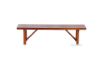 Picture of Test No Order - EILBY Solid Pinewood & Veneer Bench (Dark Brown)