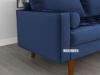 Picture of Test No Order - Faversham 2 Seat Sofa * Space Blue Velvet