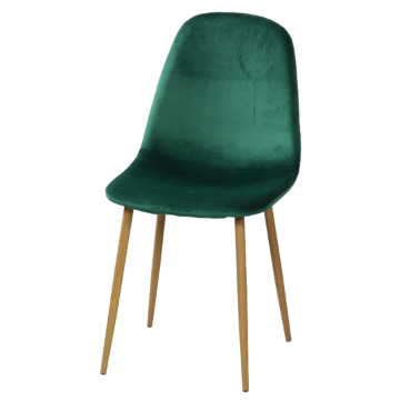 Picture of Test No Order - OSLO Velvet Dining Chair - Green