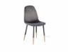 Picture of Test No Order - BIJOK Velvet Dining Chair (Grey)