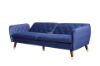 Picture of Test No Order - ARTHUR 3 Seater Velvet Sofa Bed (Blue)