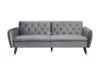 Picture of Test No Order - ARTHUR 3 Seater Velvet Sofa Bed (Grey)