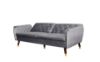 Picture of Test No Order - ARTHUR 3 Seater Velvet Sofa Bed (Grey)