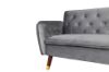 Picture of Test No Order - ARTHUR 3 Seater Velvet Sofa Bed (Grey)