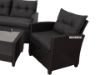 Picture of Test No Order - AURORA Rattan Outdoor Sofa + Coffee Table Set (Black)