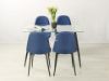 Picture of Test No Order - EVERLY 5PC Dining Set (Blue Chairs)