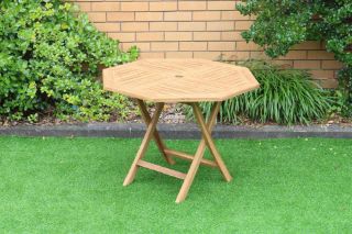 Picture of Test No Order - BALI Solid Teak D100 Octangle Dining Table (Only)