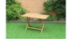 Picture of Test No Order - BALI Outdoor Solid Teak Wood Rectangle Foldable Table 5PC Dining Set