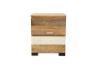 Picture of Test No Order - LEAMAN 2-Drawer Solid Acacia Wood Bedside Table