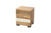 Picture of Test No Order - LEAMAN 2-Drawer Solid Acacia Wood Bedside Table