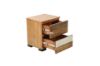 Picture of Test No Order - LEAMAN 2-Drawer Solid Acacia Wood Bedside Table