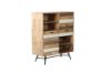 Picture of Test No Order - LEAMAN 125cmx100cm Solid Acacia Wood Display Cabinet