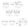 Picture of Test No Order - FEATHERSTONE Feather-Filled Modular Sofa - Ottoman 