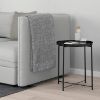 Picture of Test No Order - SASAKI Simple End Table with Removable Tray (Black)