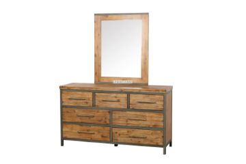 Picture of Test No Order - KANSAS - Dressing Table + Mirror