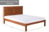 Picture of Test No Order - METRO Pine Bed Frame Single/King Single/Double/Queen Size (Caramel)