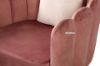 Picture of Test No Order - LISTON Curved Flared Accent Chair (Pink Velvet)