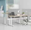 Picture of Test No Order - UP1 STRAIGHT Adjustable Height Desk Frame - 605-1245mm (White Frame)