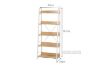 Picture of Test No Order - CITY 151cmx60cm Angled Bookshelf (White)