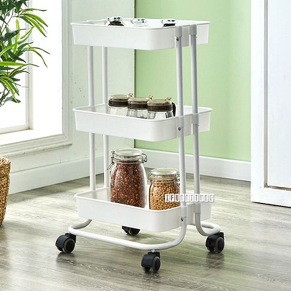 Picture of Test No Order - KRISTINA 3 Tier Wheel Trolley - White