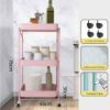 Picture of Test No Order - KRISTINA Foldable 3 Tier Wheel Trolley - Pink