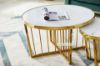 Picture of Test No Order - MONTROSE Marble Top Coffee/Side Table (Gold)