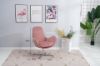 Picture of Test No Order - LESA Swirl Velvet Lounge Chair (Pink)