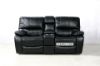 Picture of Test No Order - PASADENA Reclining Sofa Range in Air Leather (Black)