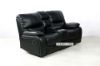 Picture of Test No Order - PASADENA Reclining Sofa Range in Air Leather (Black)