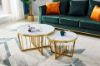 Picture of Test No Order - MONTROSE Marble Top Coffee/Side Table (Gold)