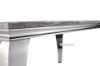 Picture of Test No Order - AITKEN 160 Marble Top Stainless Steel Dining Table (Grey)