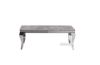 Picture of Test No Order - AITKEN 120 Marble Top Stainless Steel Coffee Table (Grey)