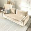 Picture of Test No Order - HENRY 3 Seat Sofa (Beige Velvet)