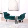 Picture of Test No Order - ORVA Velvet Arm Bench (Green)