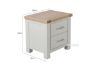 Picture of Test No Order - SICILY 2-Drawer Bedside Table (Solid Wood with Ash Top)