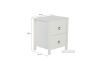 Picture of Test No Order - METRO 2-Drawer Bedside Table (Cream)