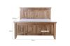 Picture of Test No Order - FRANCO 4PC/5PC/6PC Bedroom Combo in Queen/King/Super King /Eastern King Size (Solid NZ Pine Wood)