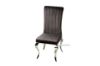 Picture of Test No Order - AITKEN Stainless Frame Velvet Dining Chair (Dark Grey)