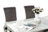 Picture of Test No Order - NUCCIO 180/200 Marble Top Stainless 7PC Dining Set (Dark Grey)