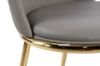 Picture of Test No Order - SYNE Gold Legs PU Dining chair (Grey)