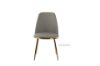 Picture of Test No Order - SYNE Gold Legs PU Dining chair (Grey)