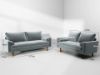 Picture of Test No Order - FAVERSHAM Sofa (Greyish Cyan) - 2 Seat